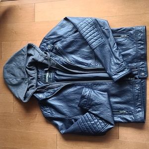 Faux Leather Jacket